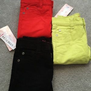 3 pairs. Dollhouse jeans size 6X girls